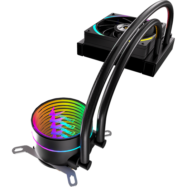 Formula CPU Water Cooler - Oasis L120 ARGB BK (1x12cm, ARGB LED, fekete)