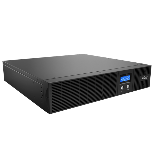 NJOY Szünetmentes 1500VA - Anser 1500 (8 IEC C13, line-interaktív, LCD kijelző, 2U rack) AKKU NÉLKÜL!