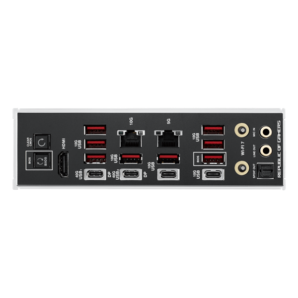 Asus Alaplap - AMD ROG CROSSHAIR X870E EXTREME AM5 (X870, ATX, 4xDDR5 9000+MHz, 4xSATA3, 5x M.2, HDMI+2xUSB4)
