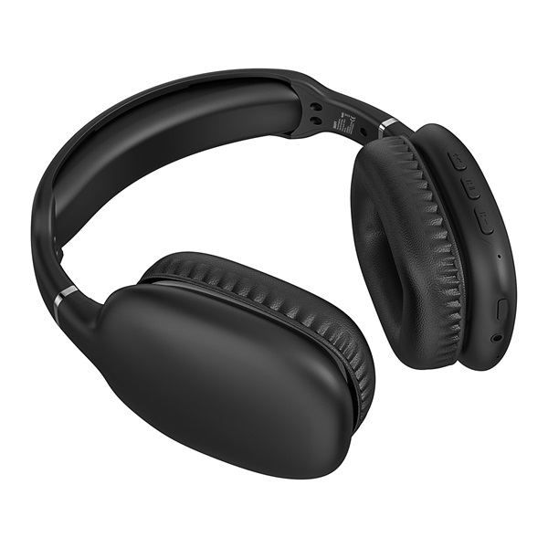 Snopy Fejhallgató Vezeték Nélküli - SN-BT43 Black (Bluetooth/AUX hang.szab., mikrofon, fekete)