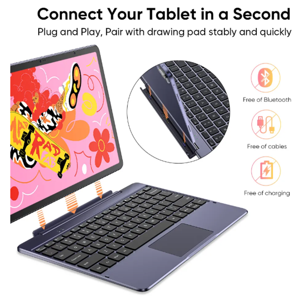 XP-PEN Tablet tok - ACK08 Tablet billentyűzet (US) Magic Drawing Pad-hez