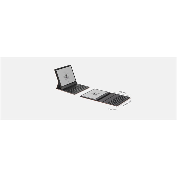 Onyx BOOX e-book tok - 10,3" Narancs tok + Billentyűzet (Boox Note Air 5 C típushoz)
