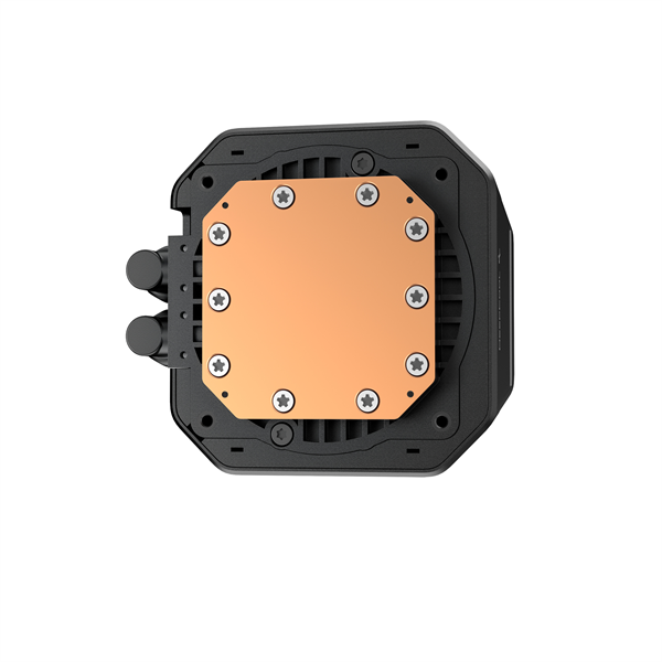 DeepCool CPU Water Cooler - LM360 (max 36,07dB; max. 122,52 m3/h; 3x12cm, LED kijelző, fekete)