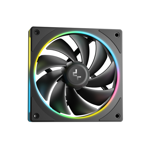 DeepCool CPU Water Cooler - LM360 (max 36,07dB; max. 122,52 m3/h; 3x12cm, LED kijelző, fekete)
