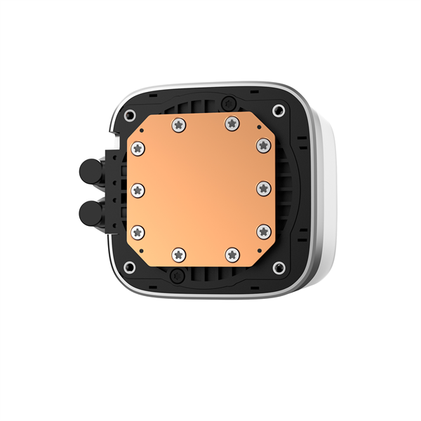 DeepCool CPU Water Cooler - LP360 WH (max 21dB; max. 122,39 m3/h; 3x12cm, LED kijelző, fehér)