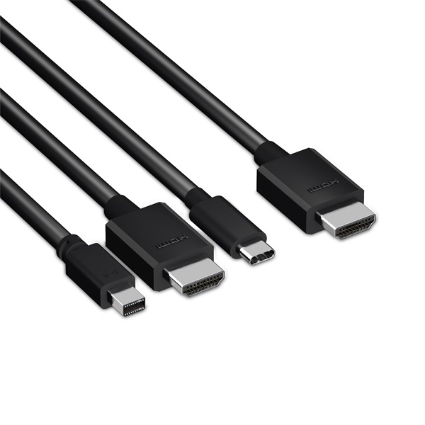 Club 3D Átalakító - CAC-1630 (USB-C + HDMI + MiniDisplayport to HDMI 4K60Hz, M/M, 32AVG)