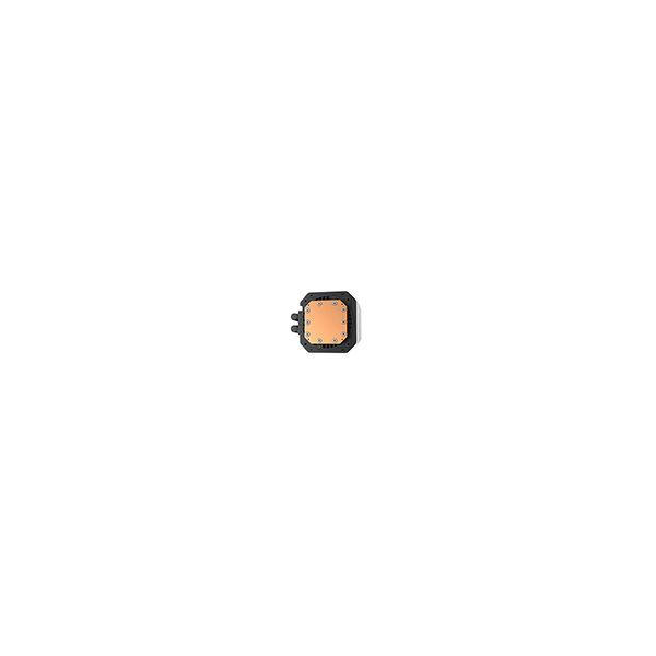 DeepCool CPU Water Cooler - LM240 WH (max 36.07dB; max. 112,52 m3/h; 2x12cm, LED kijelzõ, fehér)