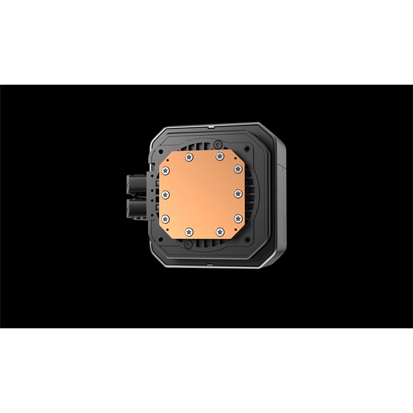 DeepCool CPU Water Cooler - SPARTACUS 360 (max 32,23dB; max. 135,73 m3/h; 3x12cm, LED kijelzõ, fekete)