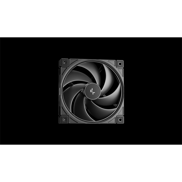 DeepCool CPU Water Cooler - SPARTACUS 360 (max 32,23dB; max. 135,73 m3/h; 3x12cm, LED kijelzõ, fekete)