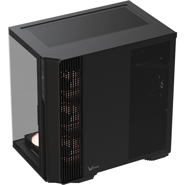 Formula Számítógépház - Crystal Z7 PA Black (fekete, ablakos, 5x12cm venti, EATX, 1xUSB3.0, 1xType-C)