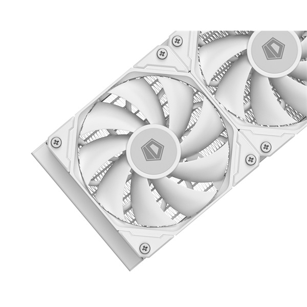 ID-Cooling CPU Water Cooler - FX240 PRO WHITE (25dB; max. 140,16 m3/h; 2x12cm, fehér)