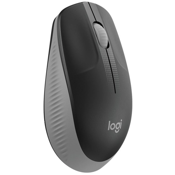 Logitech Egér - M190  (Vezeték nélküli, teljes méretû, Optikai, USB, középszürke-fekete)