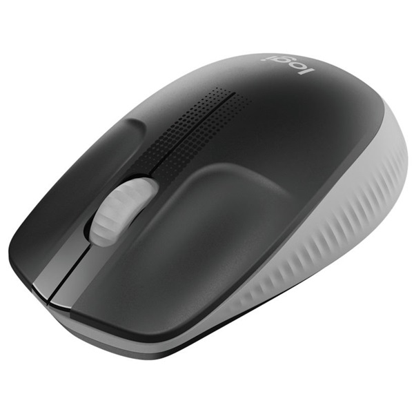 Logitech Egér - M190  (Vezeték nélküli, teljes méretû, Optikai, USB, középszürke-fekete)