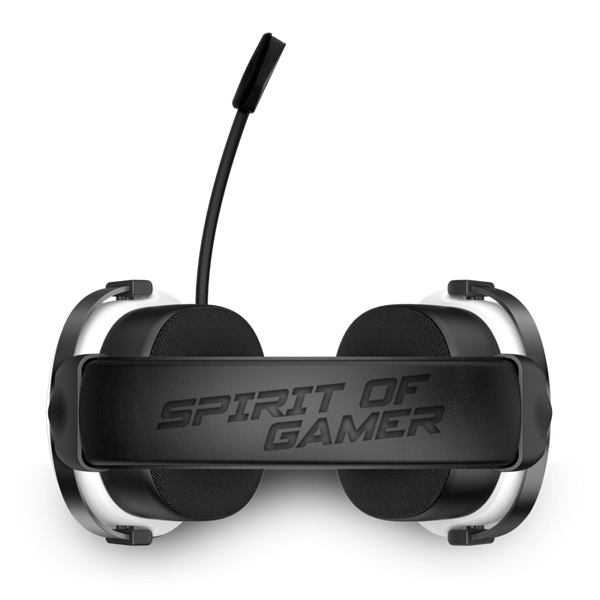 Spirit of Gamer Wireless Fejhallgató - MIC-XH1400 (MultiPlatform, 7.1,mikrofon, hangerõszabályzó, nagy-párnás, fehér)