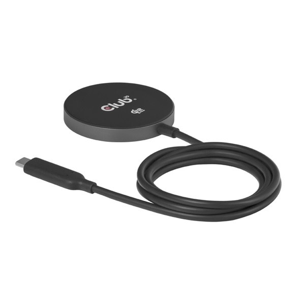 Club 3D Vezeték nélküli töltõ - CAC-3027 (Qi2 25W Wireless, 1m, fekete)