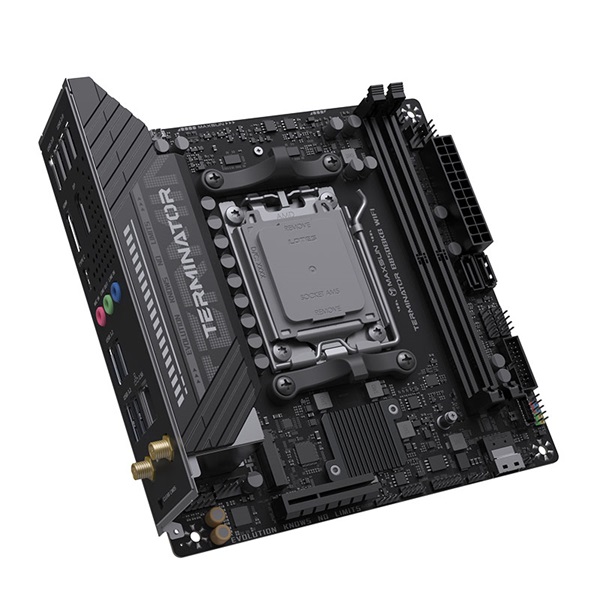 Maxsun Alaplap - AMD MS-TERMINATOR B850M PRO II WIFI7 AM5 (B850, mATX, 4xDDR5 8000MHz, 2xSATA3, 3xM.2, HDMI, DP)
