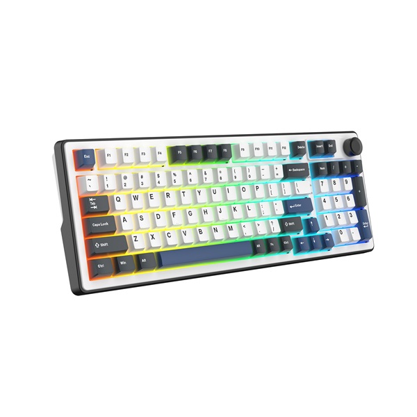 The G-Lab Gamer Billentyûzet - KEYZ ELITE 400 HE BW/US (RGB, cserélhetõ Mágneses switch, 8000Hz, USB, angol)
