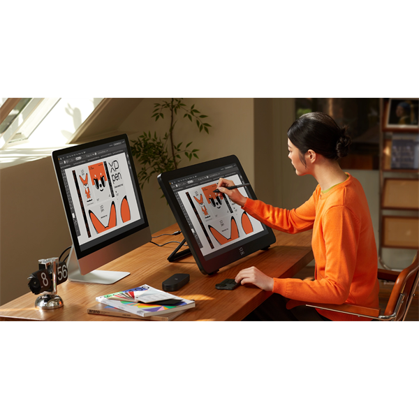 XP-PEN Grafikus kijelzõ - Artist 27 Pro (Gen 2) 4K (23,8", IPS, 16:9, 4K, 120Hz, 5080 LPI, PS 16k, 220 RPS, ACK05)