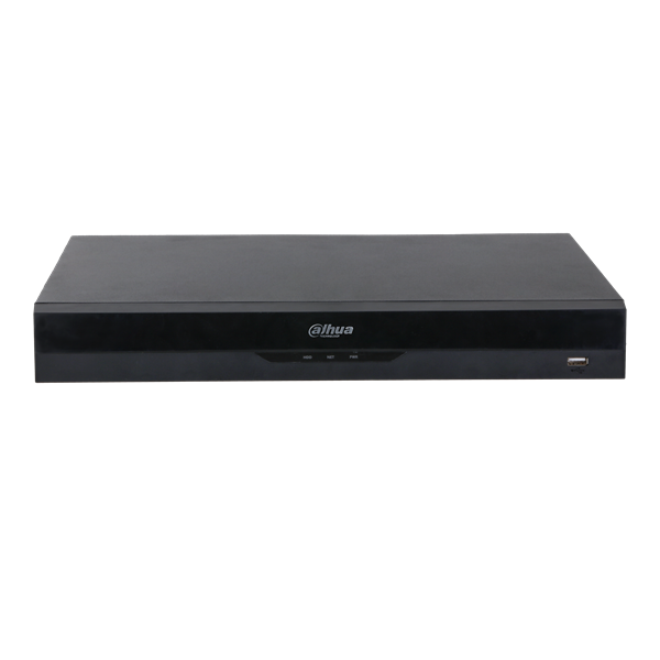 Dahua NVR Rögzítõ - NVR5216-EI2 (16 csatorna, H265+, 32MP, 448Mbps, HDMI+VGA, 2xUSB, 2xSata, AI)