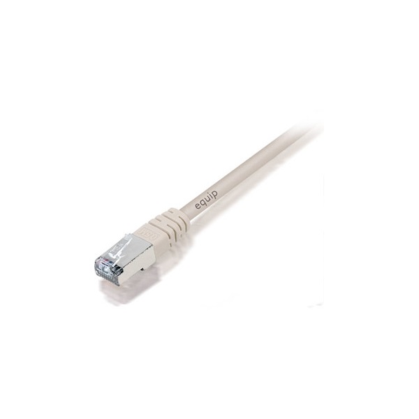 Equip Kábel - 705410 (SFTP patch kábel, CAT5e, duplán árnyékolt, bézs, 1m)