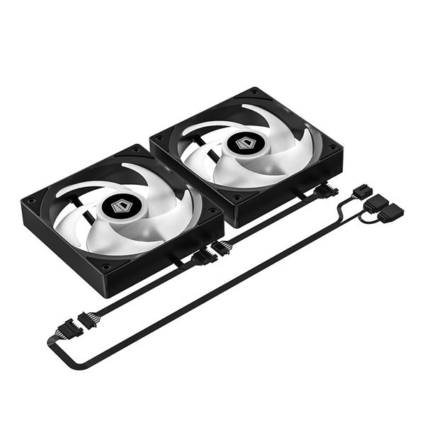 ID-Cooling CPU Water Cooler - FX240 TD (25dB; max. 98,54 m3/h; 2x12cm, A-RGB LED, fekete)