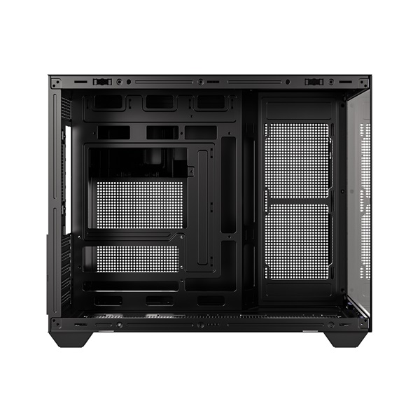 ID-Cooling Számítógépház - VIEW 500 (ablakos, venti nélkül, BTF, mATX, 1xUSB3.0, 1xUSB2.0, fekete)