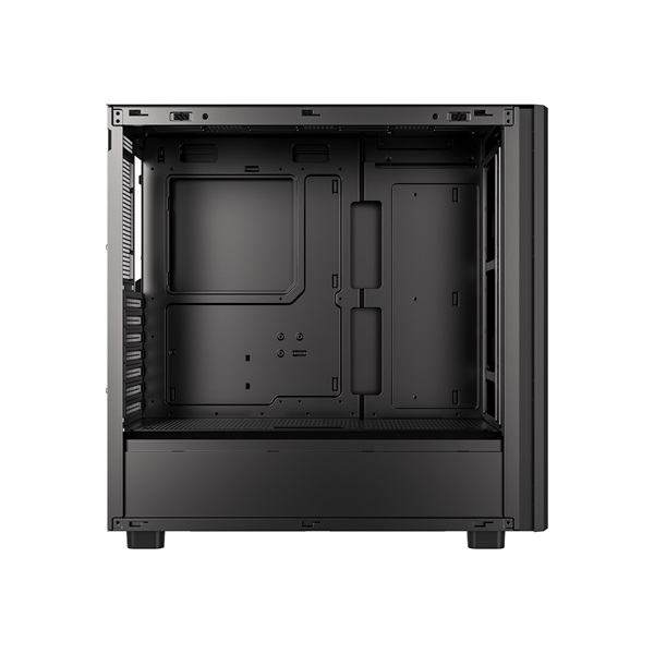 ID-Cooling Számítógépház - WARE 510 (ablakos, venti nélkül, ATX, USB3.0, 1xUSB-C, 1xUSB2.0, fekete)