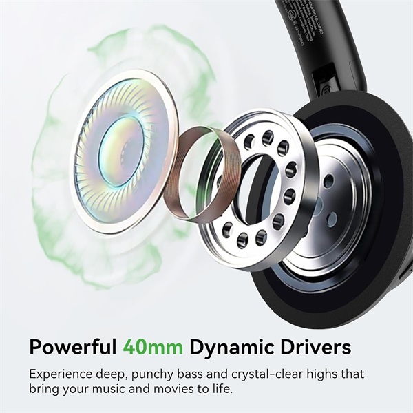ONEODIO DJ Fejhallgató - Focus A1 Hybrid Black (Vezeték nélküli, Bluetooth, Hi-Res Audio, Active Noise Cancelling)