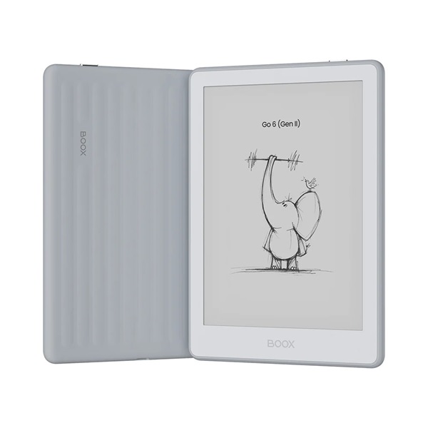 Onyx BOOX e-book 6" - Go 6 Gen2 Szürke (HD ePaper, világítás,1448x1072; Octa, 3GB/32GB, Dual-WiFi; BT5; 1500mAh; A11)
