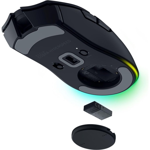 Razer Egér - Cobra Hyperspeed (Optikai, 26000DPI, 7 gomb, fekete)