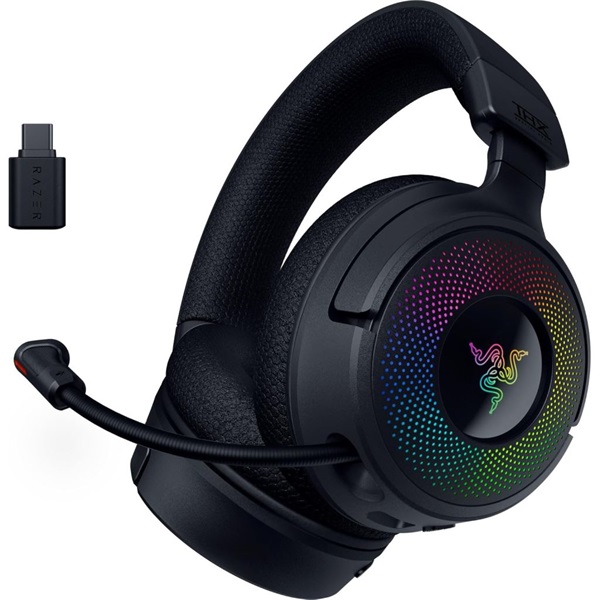 Razer Fejhallgató - Kraken V4 (Bluetooth, mikrofon, hangerõszabályzó, fekete)