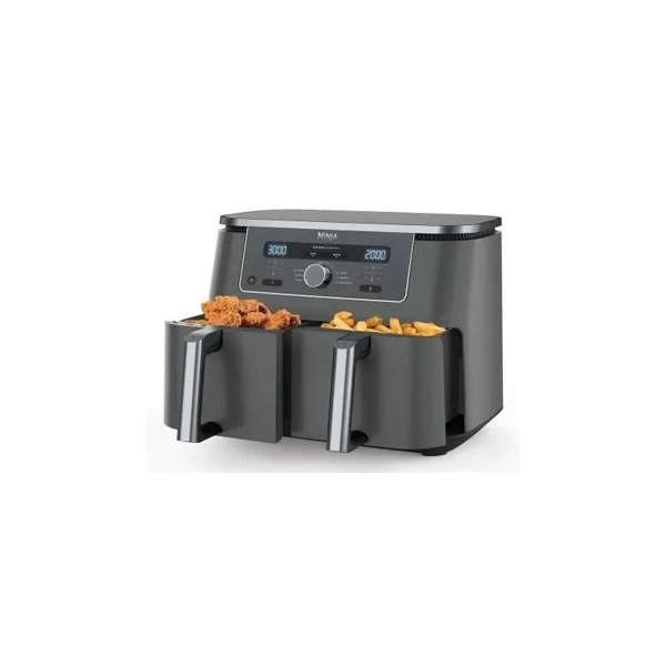 NINJA AirFryer - DZ400EU (2470W, 2x4,75L, 6 elõre beállított program)