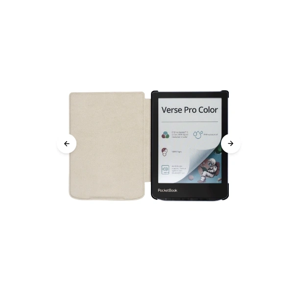 POCKETBOOK e-book tok - PB629_634 Shell gyári Tok Bézs DKNY
