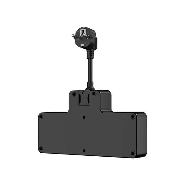 S-Link Túlfeszültségvédõ - PRZ08 (15cm, 210 Joule, USB-A, 2xType-C, 16A, 3.4A/5V, 3680W, 4db schuko, fekete)