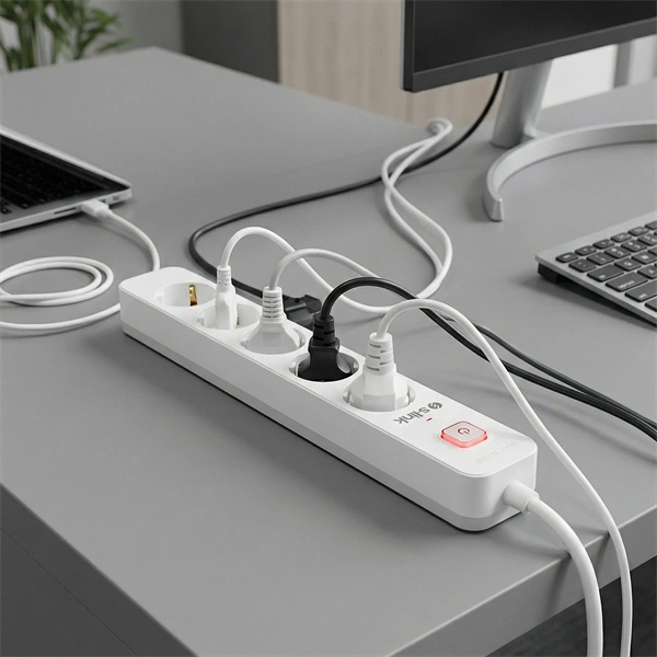 S-Link Túlfeszültségvédõ - SPG501S (1,5m, 750 Joule, 16A, 3680W, 5db schuko, fehér)