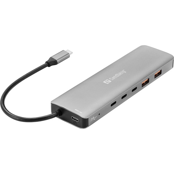 Sandberg USB Hub - USB-C to 5 x USB-C + 2 x USB-A 100W