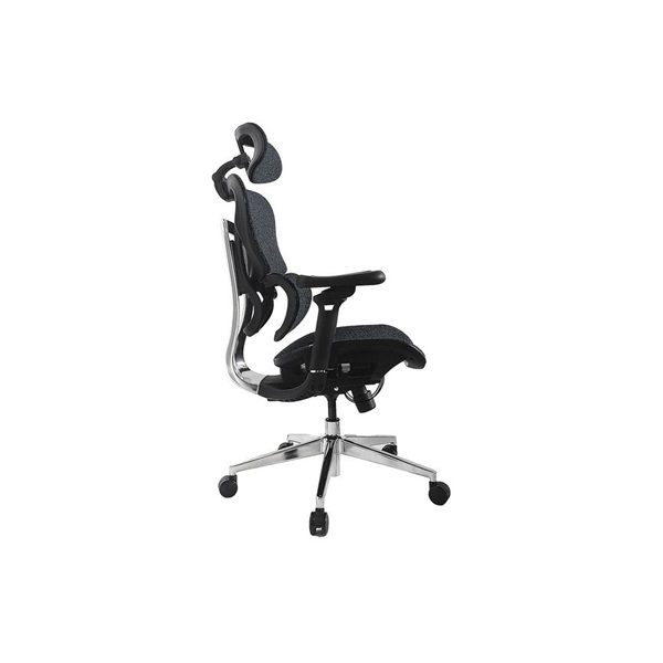 Equip Szék - 651052 (Premium, ergonomikus, Max teherbírás: 150kg, fekete/kék)